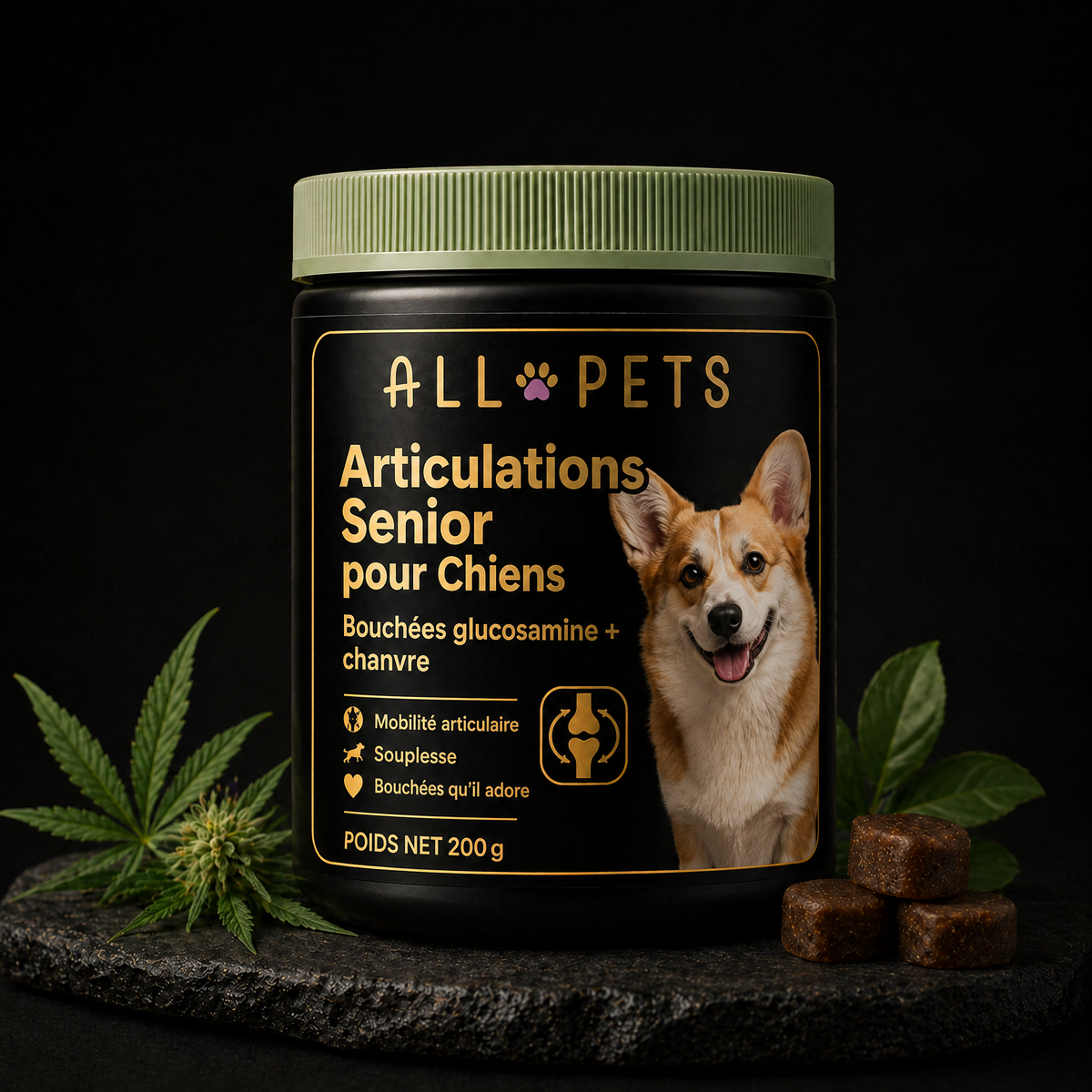 Pot de bouchées articulations senior 200 g